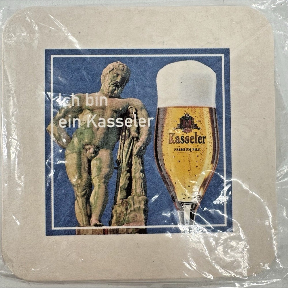 Beer Coasters German Kasseler Pils Vintage Bar Pub Advertising‎ 6 Pack